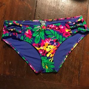 Floral bikini bottom